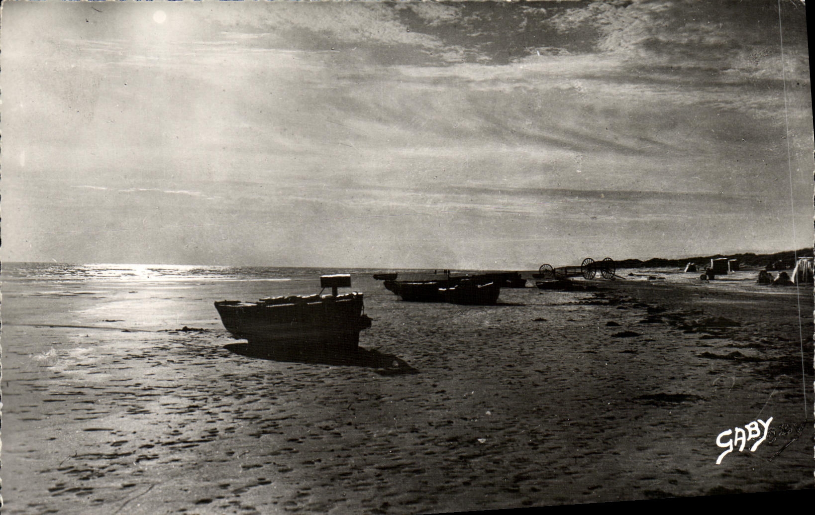 CPM St Jean De Monts La Plage Au Crepuscule