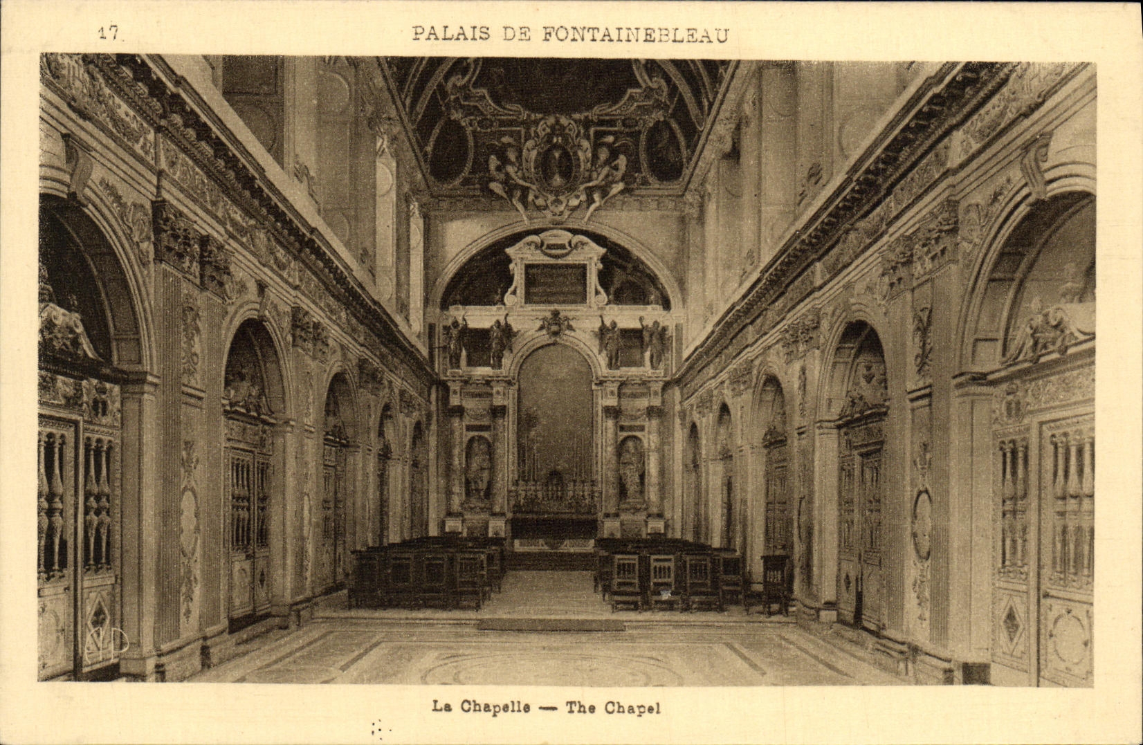 CPA Palais De Fontainebleau La Chapelle