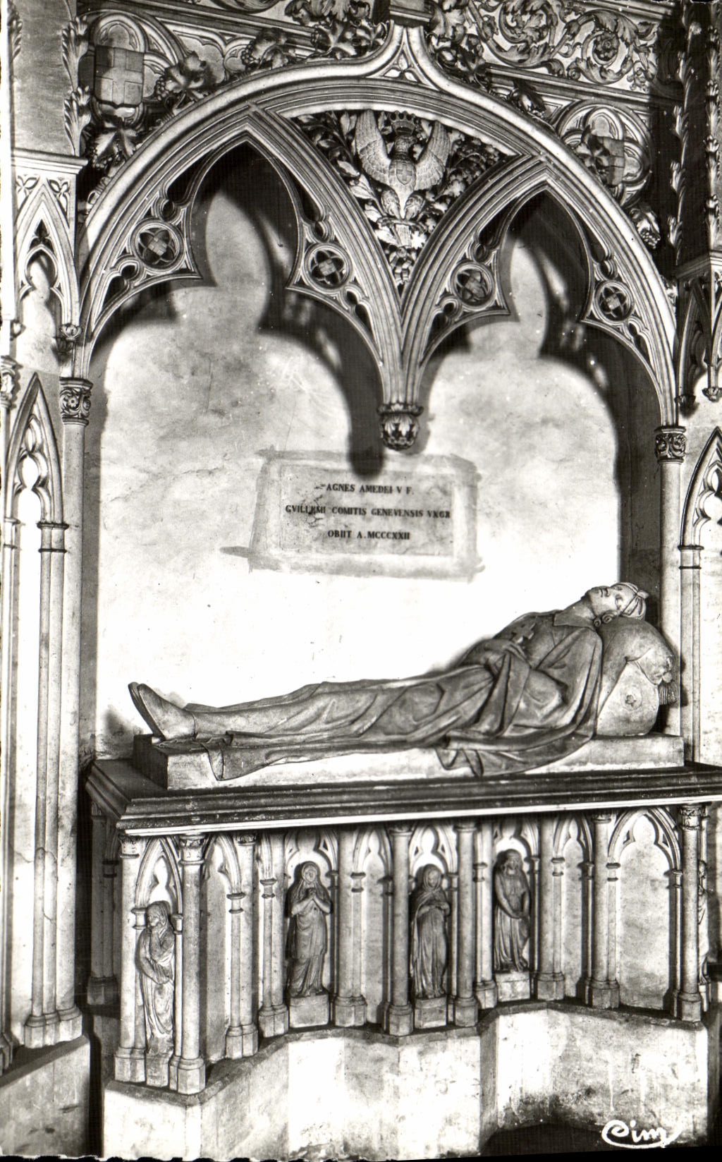 MODERN CARD Abbey D' Hautecombe Agnes Fille D' Amedee V