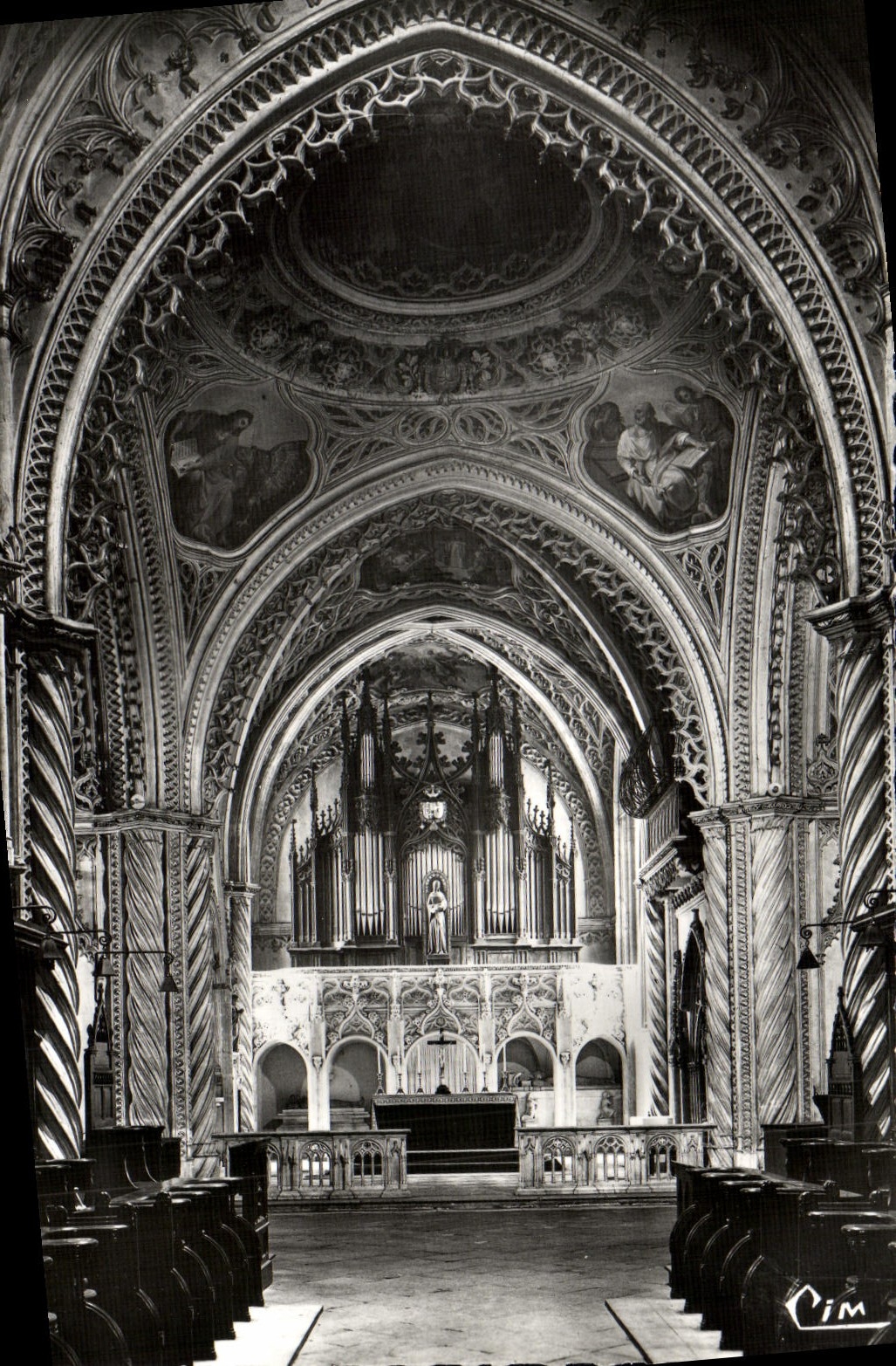 CPM Abbaye D'Hautecombe Interieur De l'Eglise Fondee Par St Bernard Vers 1125
