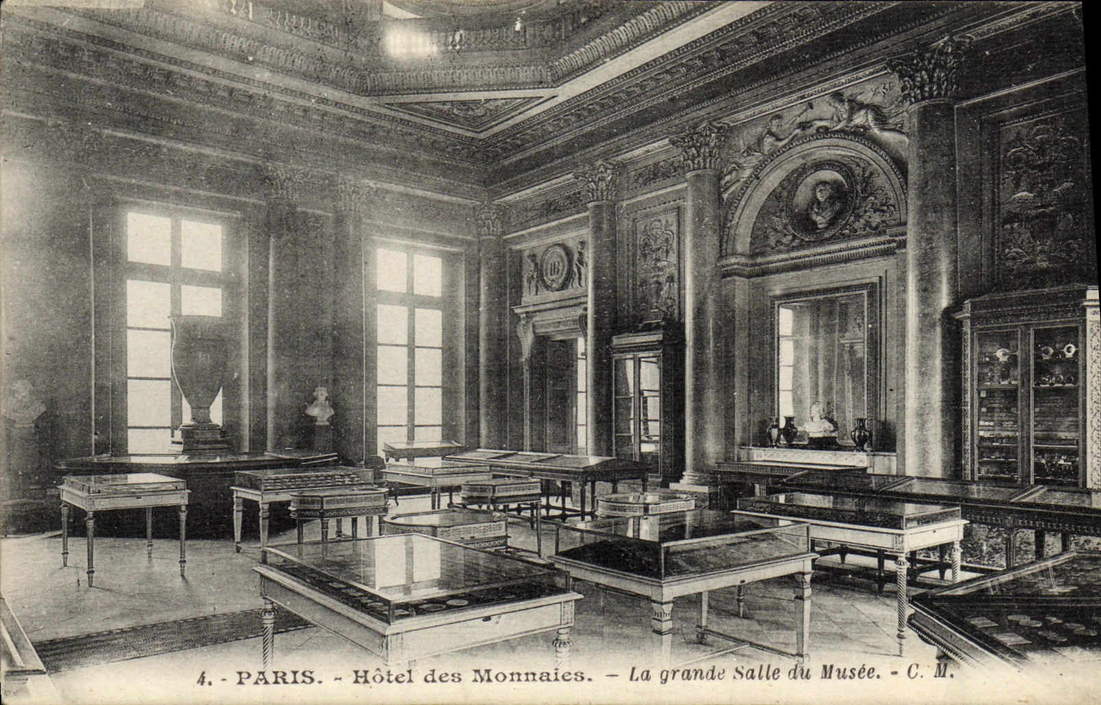 CPA Paris Hotel Des Monnaies La Grande Salle Du Musee