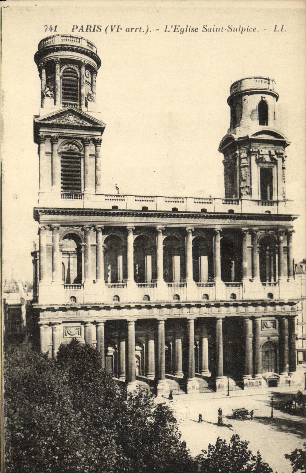 CPA Paris L'Eglise Saint Sulpice