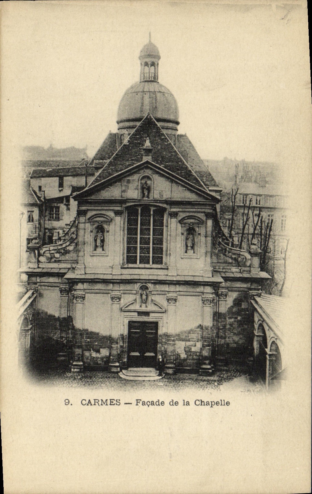 CPA Carmes Facade De La Chapelle