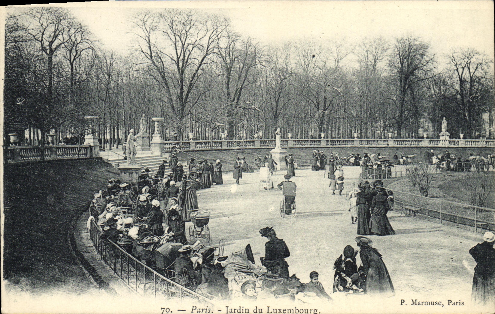 CPA Paris Jardin Du Luxembourg