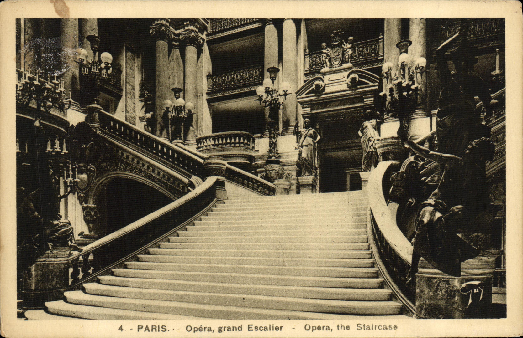 CPA Paris Opera Grand Escalier