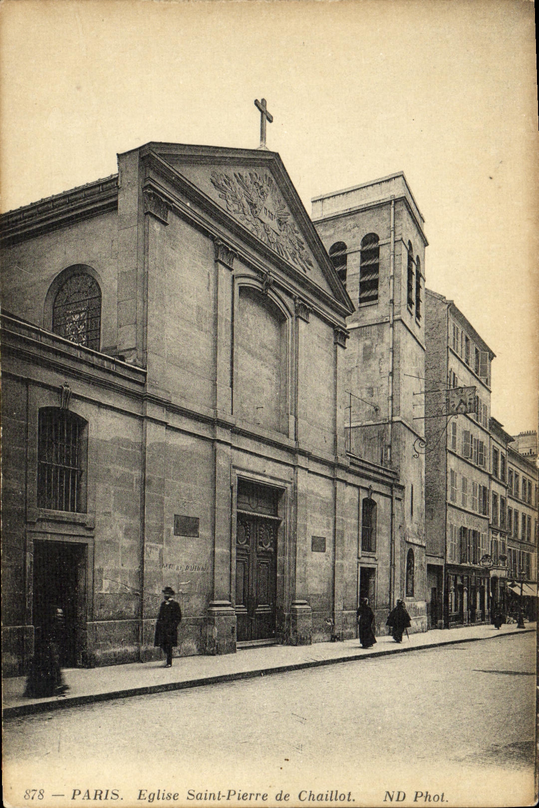 CPA Paris Eglise Saint Pierre De Chaillot