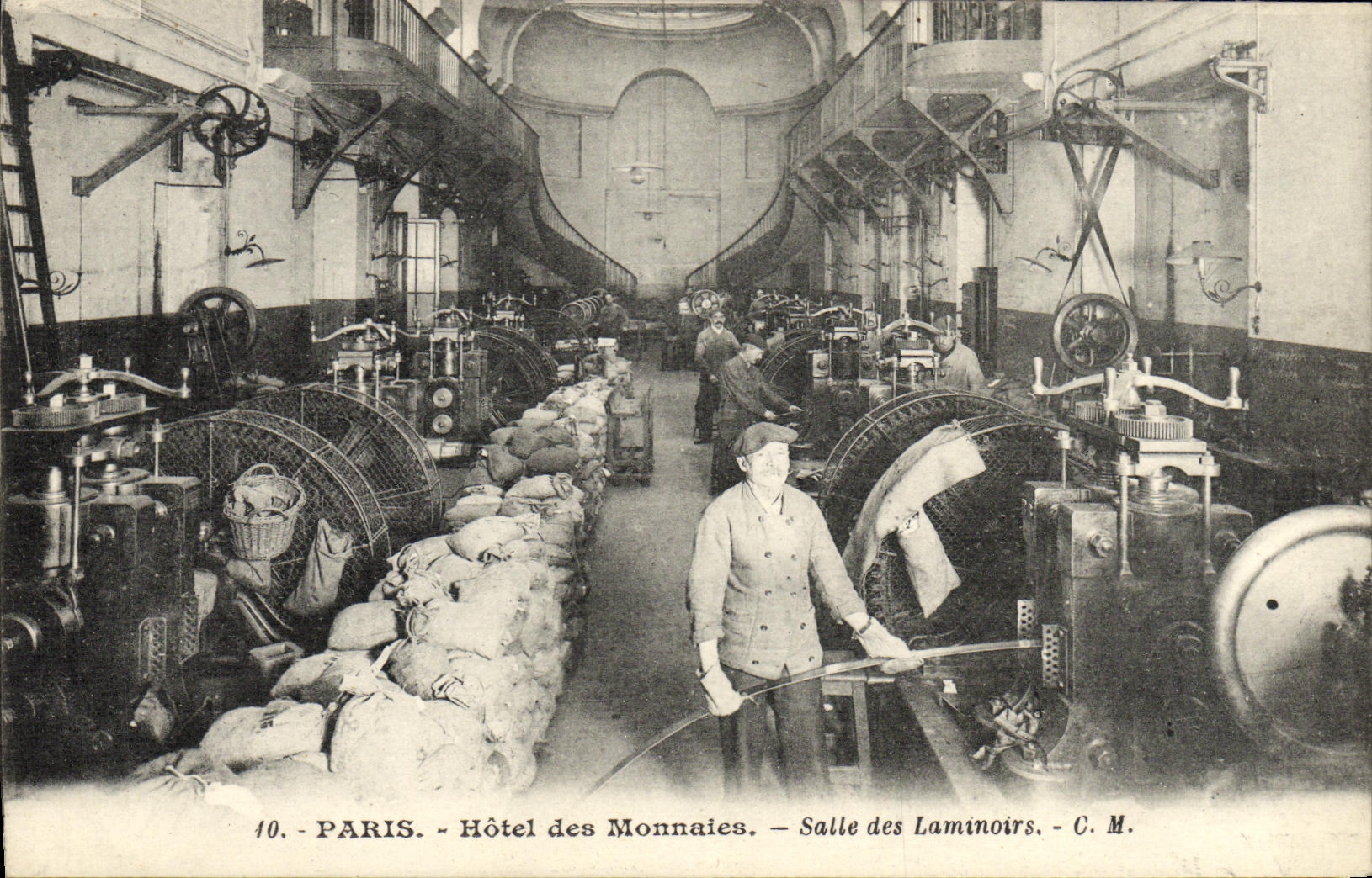 CPA Paris Hotel Des Monnaies Salle Des Laminoirs