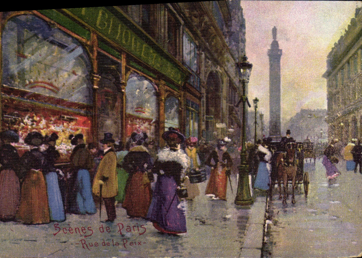 CPA Paris Rue De La Paix