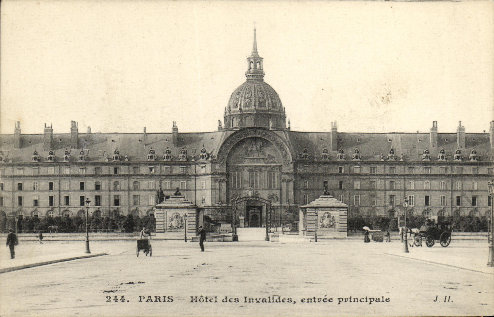 CPA Paris Hotel Des Invalides Entree Principale