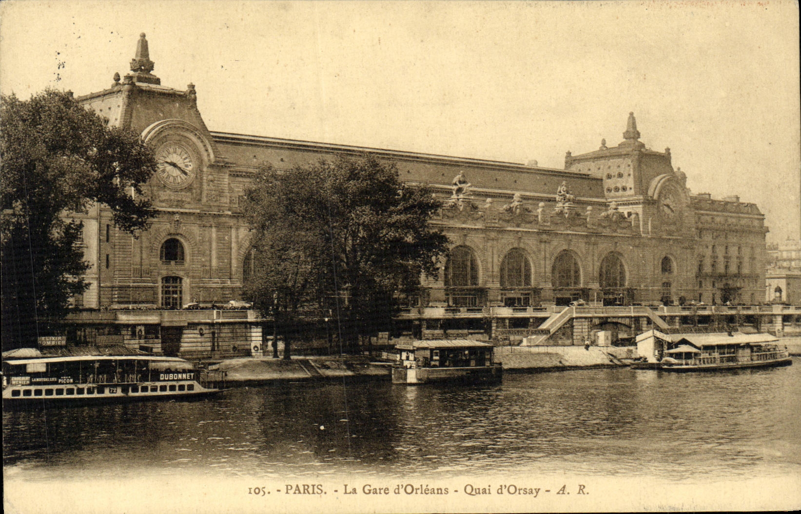 CPA Paris La Gare D'Oreans Quai d'Orsay
