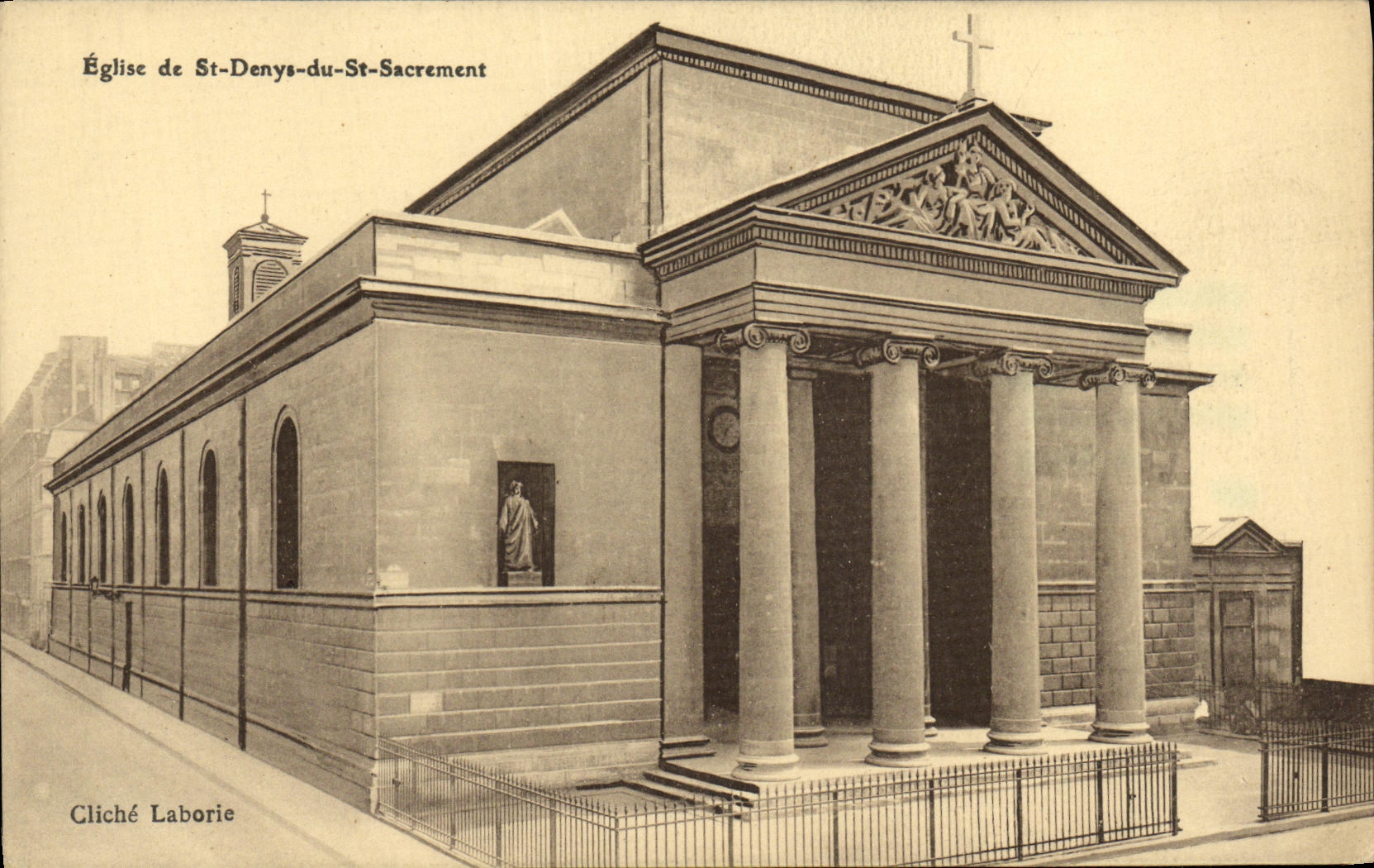CPA Eglise De St Denys Du St Sacrement Paris 