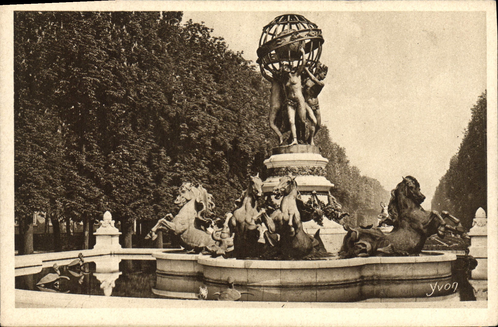 CPA Paris Fontaine de Carpeaux Square de l'observatoire 