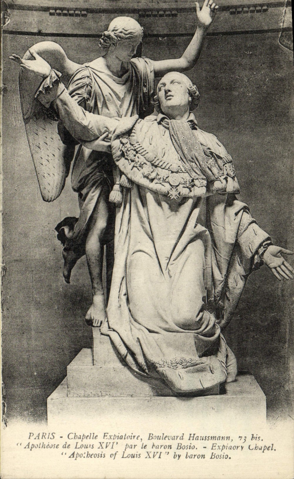 CPA Paris Chapelle Expiatoire Haussmann Apotheose de Louis XVI