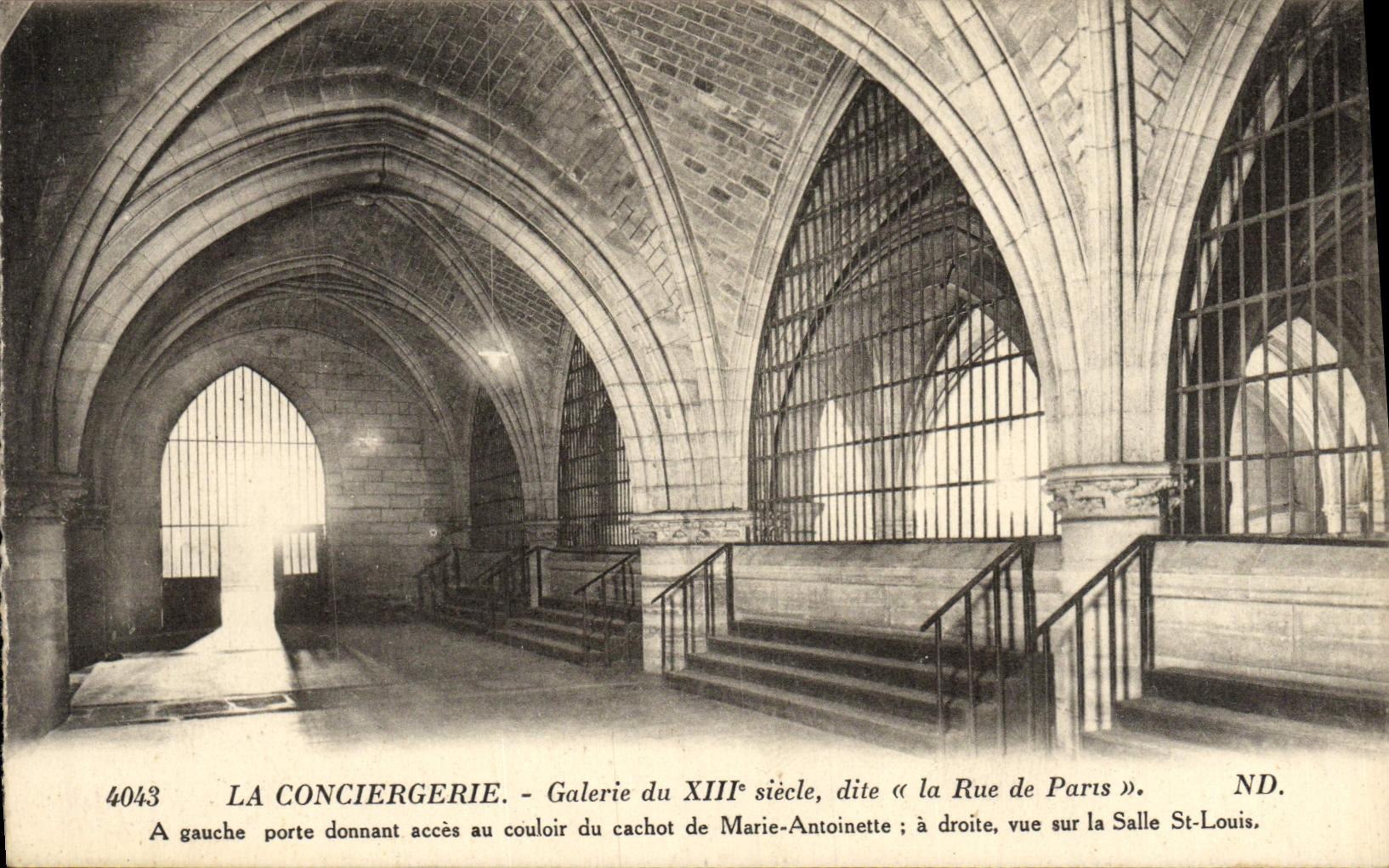 CPA La Conciergerie Galerie du 13eme dite la rue de Paris 