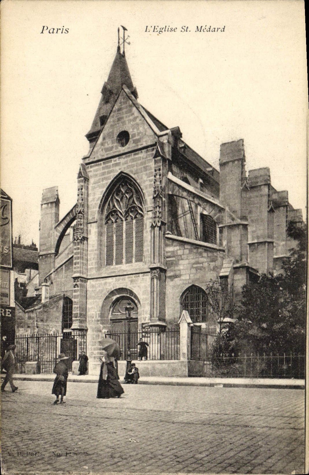 CPA Paris L'eglise St Medard