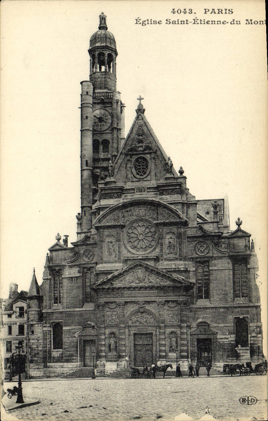 CPA Paris Eglise Saint Etienne du Mont