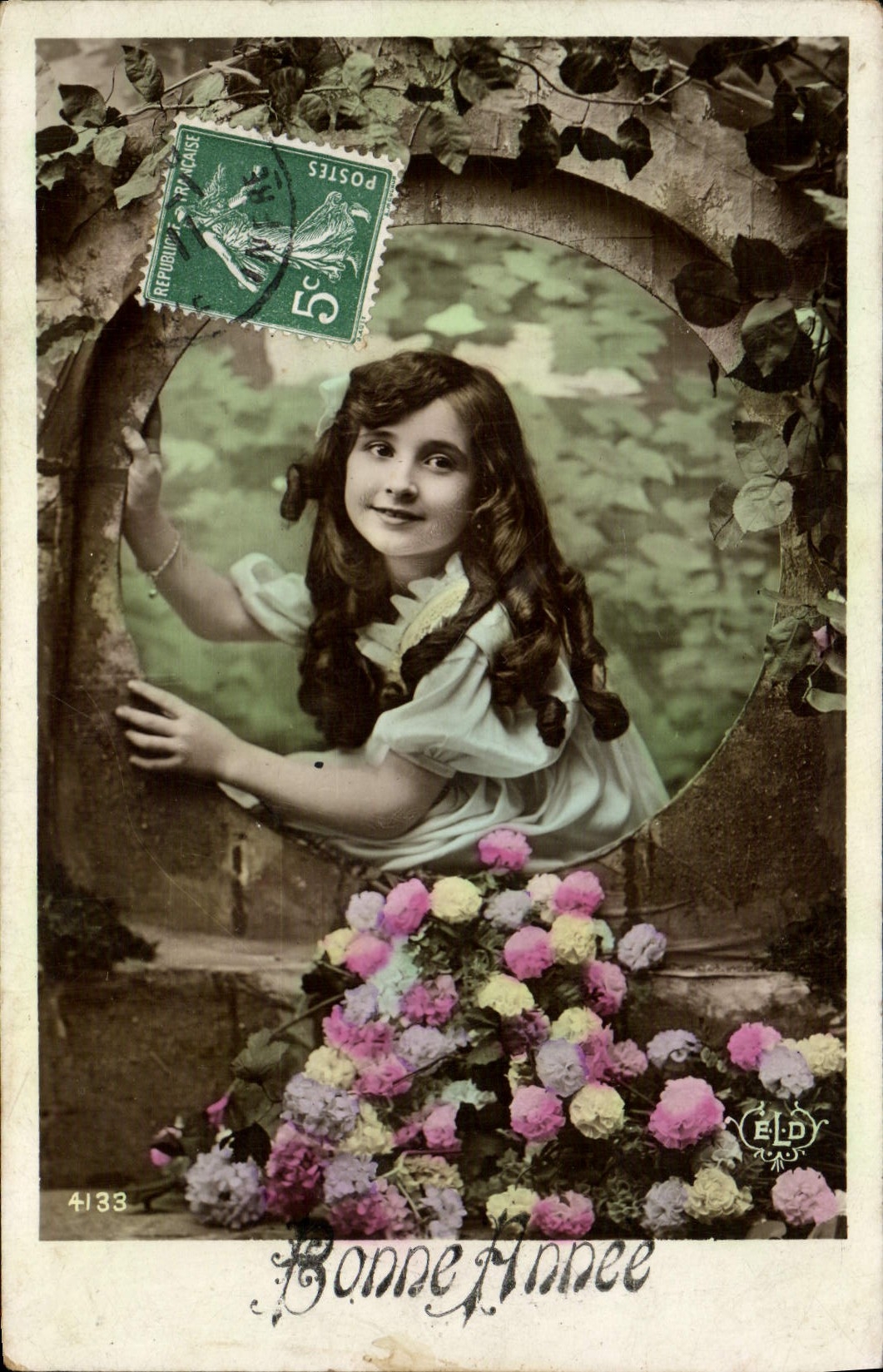 CPA Bonne Annee Enfant