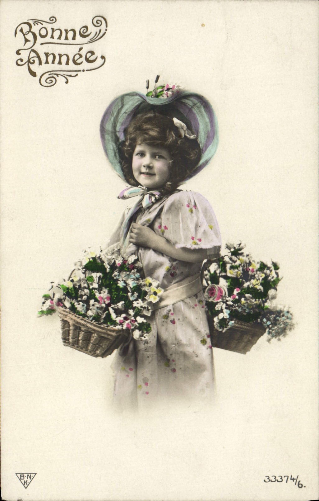 CPA Bonne Annee Enfant