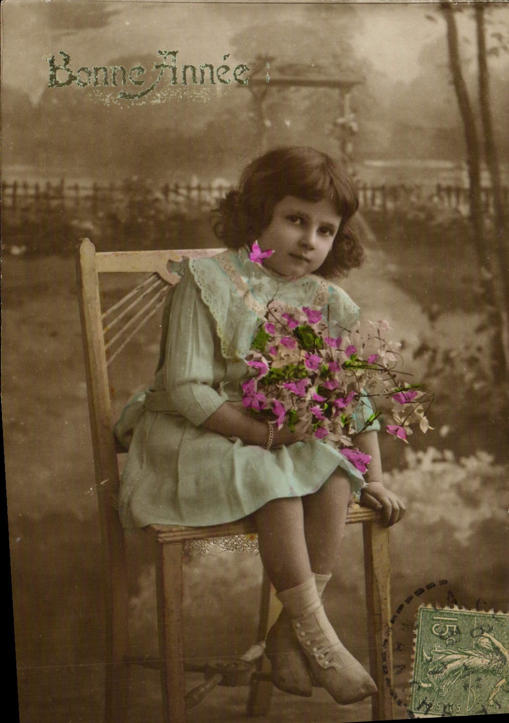 CPA Bonne Annee Enfant