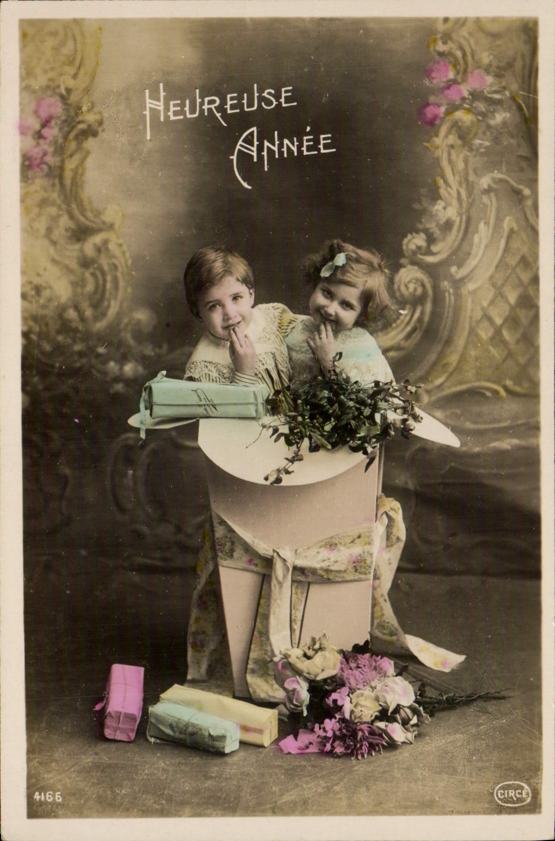 CPA Bonne Annee Enfants