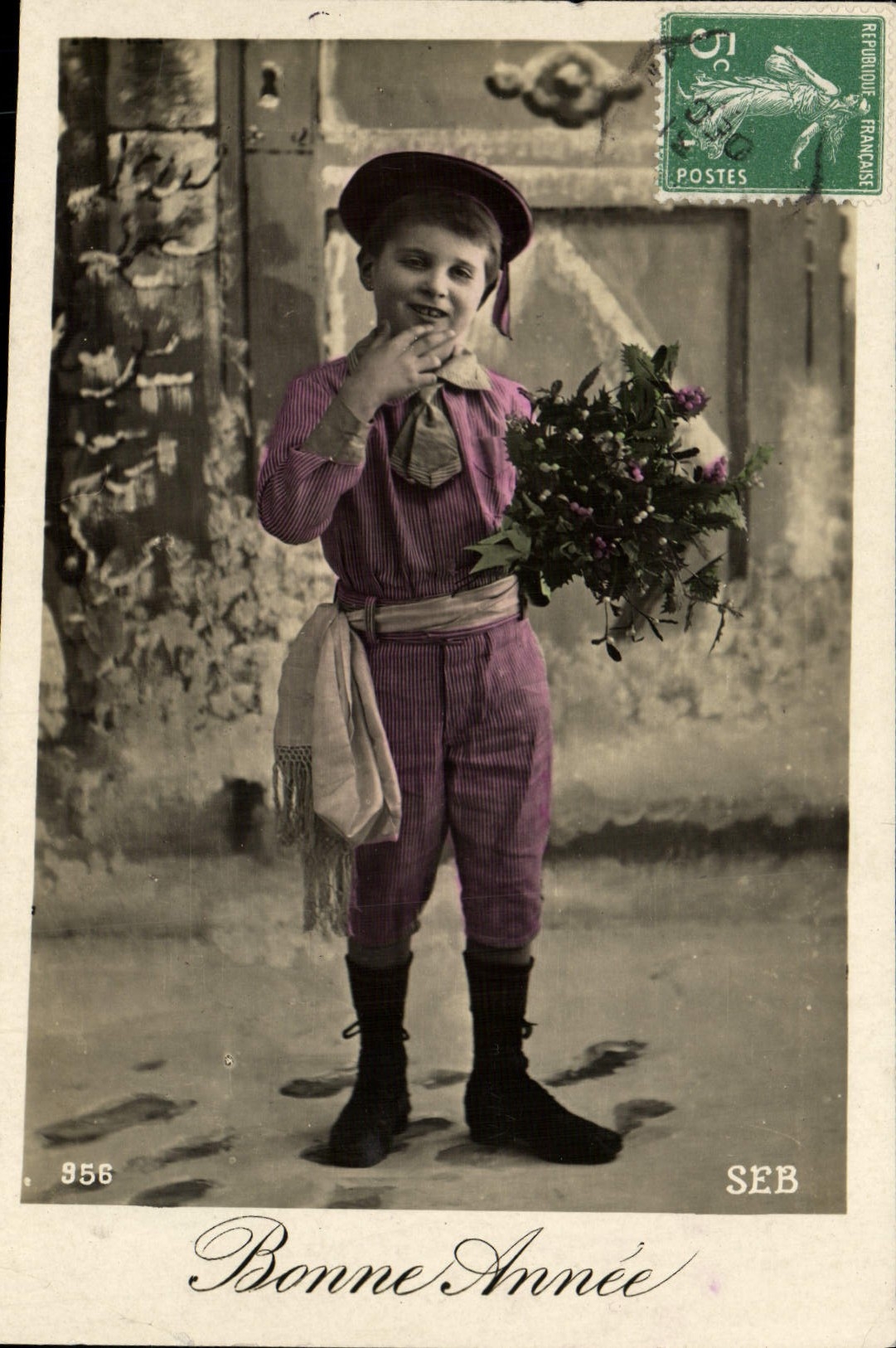 CPA Bonne Annee Enfant