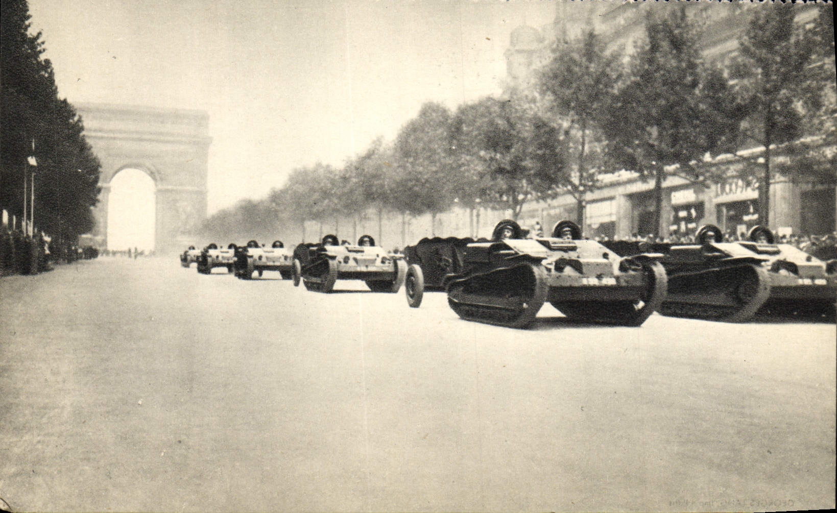 POSTAL MODERNA orugas de Militaria del tanque de la infantería