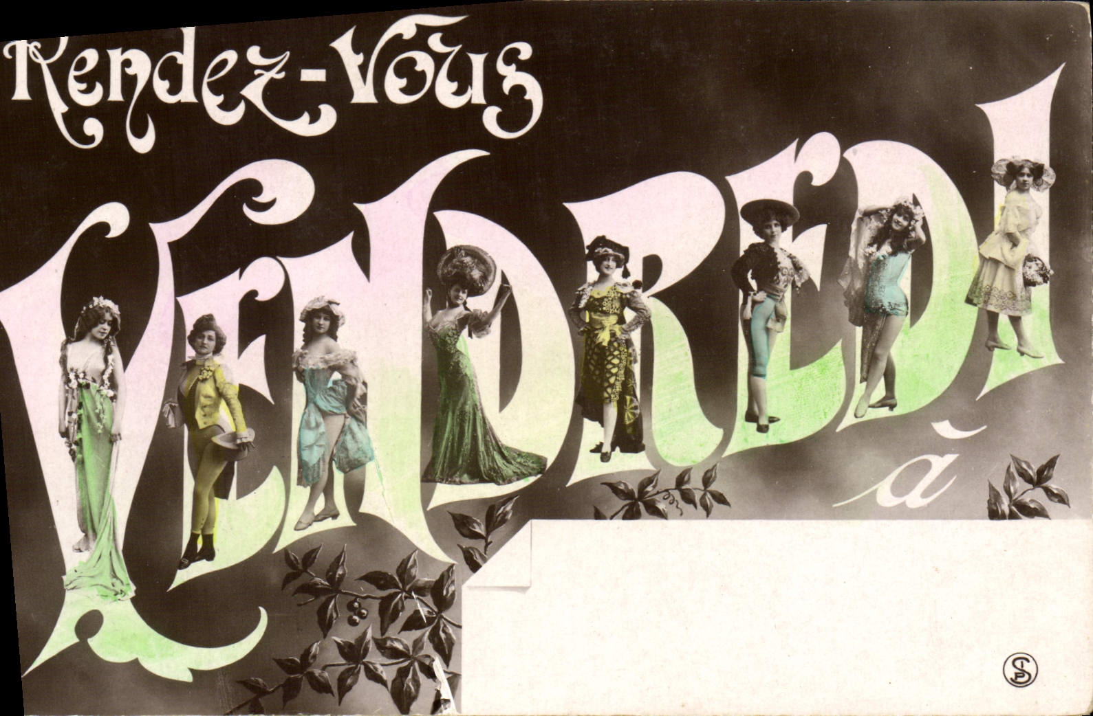 CPA Rendez Vous Vendredi Femmes 