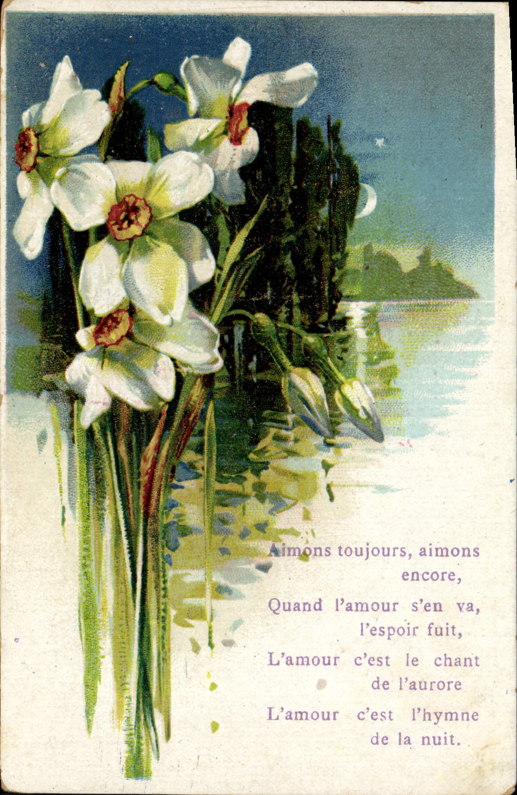 CPA Fantaisie Fleurs 