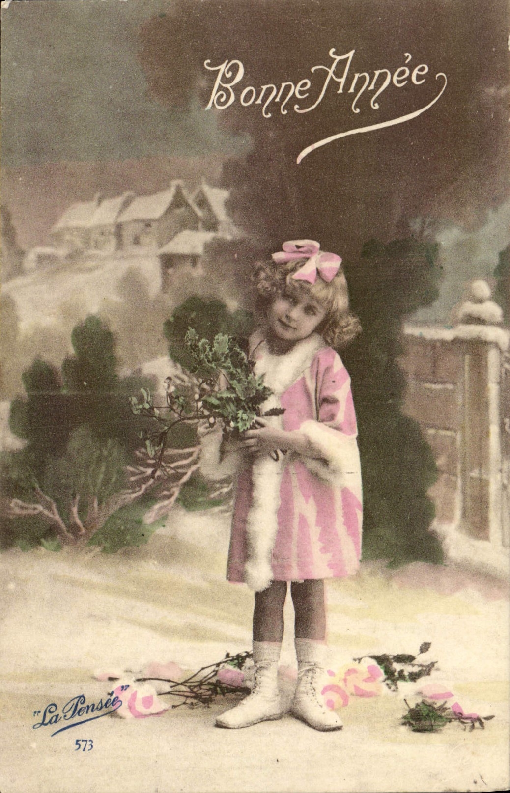 CPA Bonne Annee Enfant