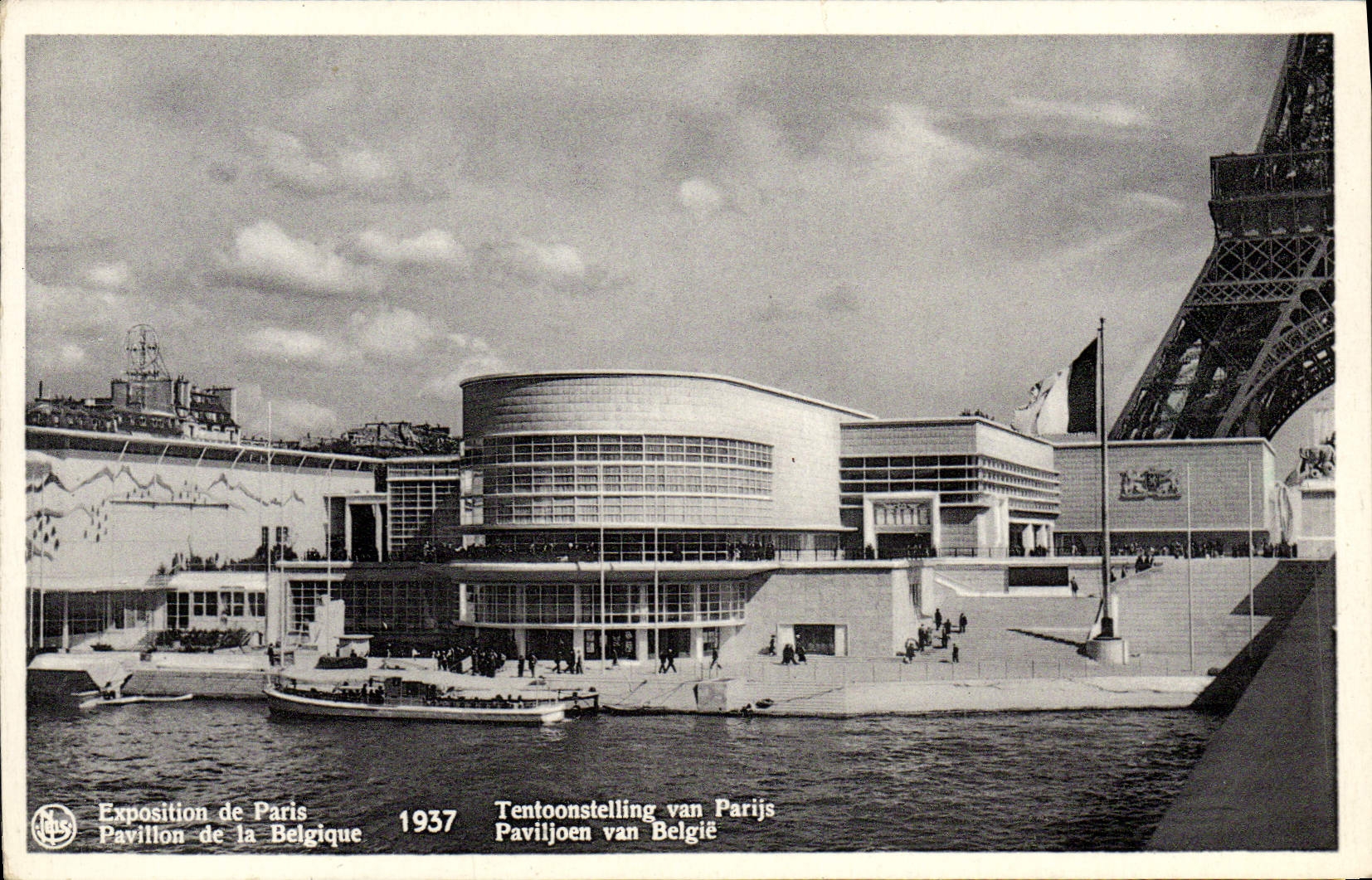 CPA Paris Exposition de Pavillon de la Belgique 1937