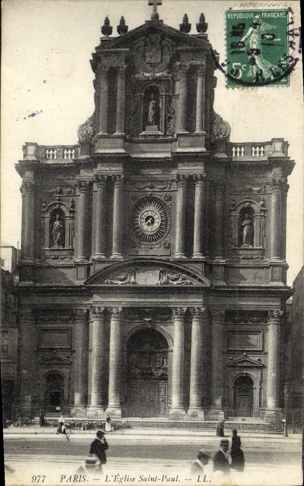 CPA Paris L'Eglise Saint Paul