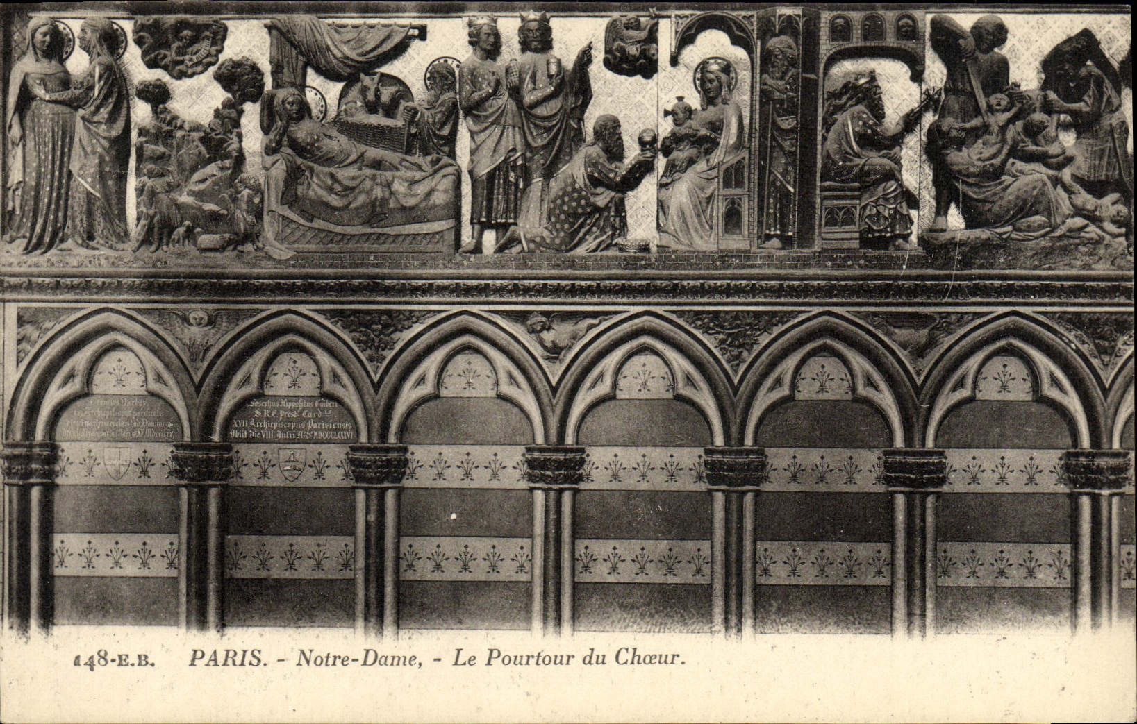 CPA Paris Notre Dame Le Pourtour du Choeur