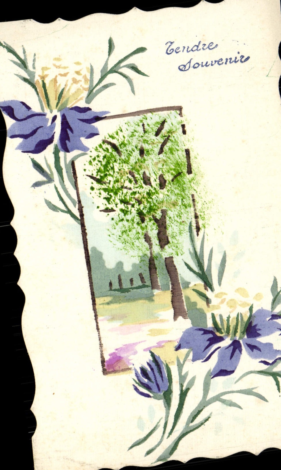 CPA Bonne Annee Fleurs