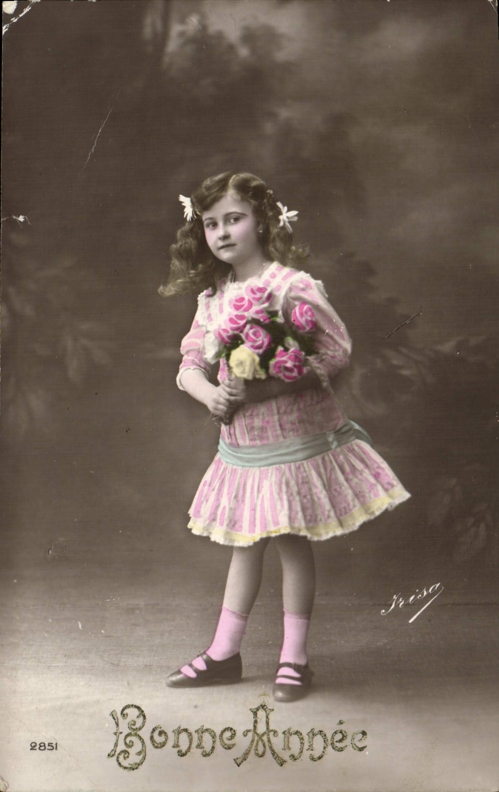 CPA Bonne Annee Enfant