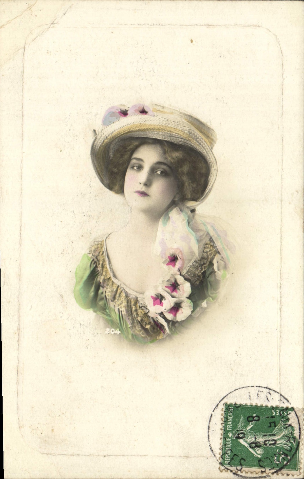 CPA Fantaisie Femme 