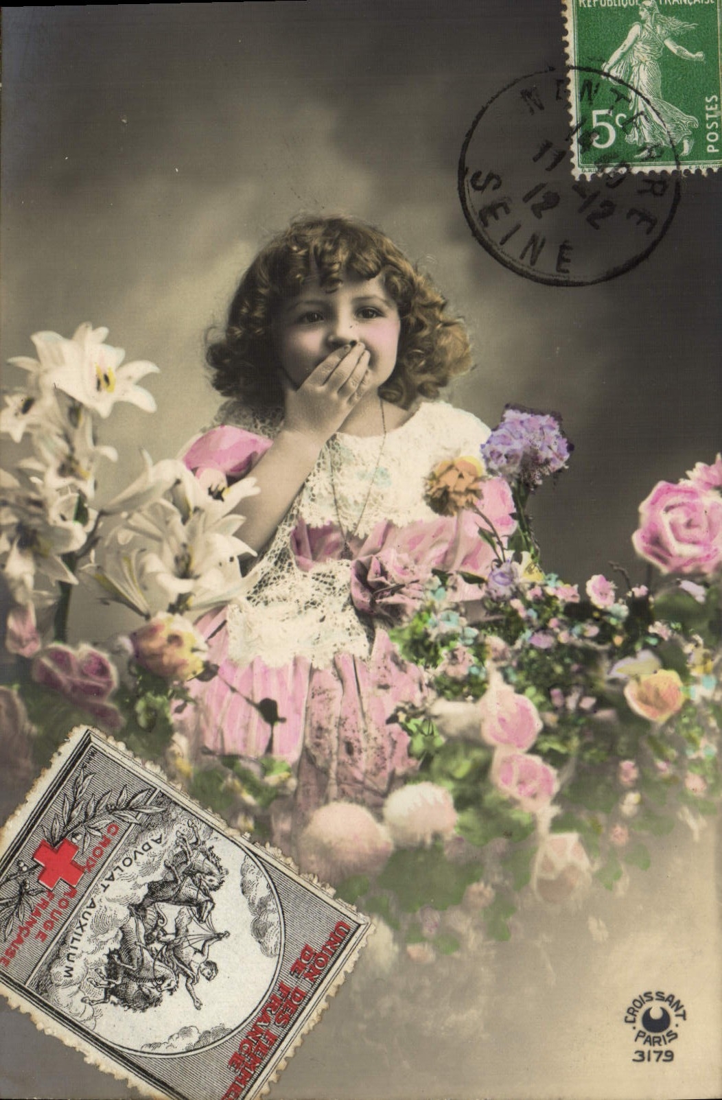 CPA Fantaisie Enfant Vignette Union des femmes de France