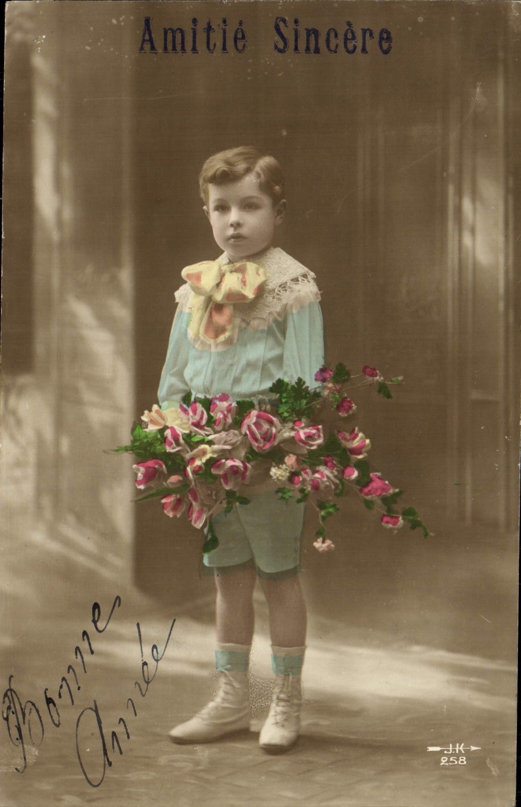 VINTAGE POSTCARD Sincere Fantasy Friendship Child