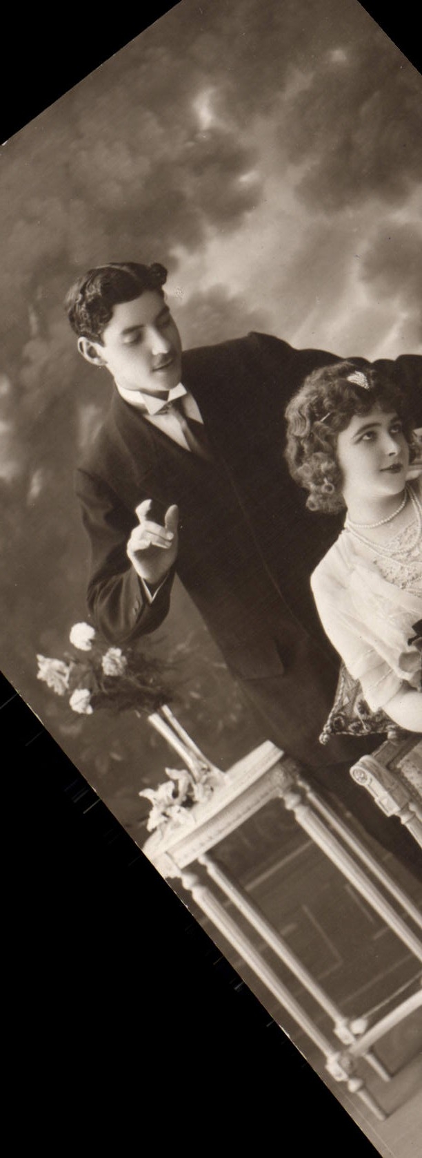 VINTAGE POSTCARD Sincere Fantasy Friendship Woman