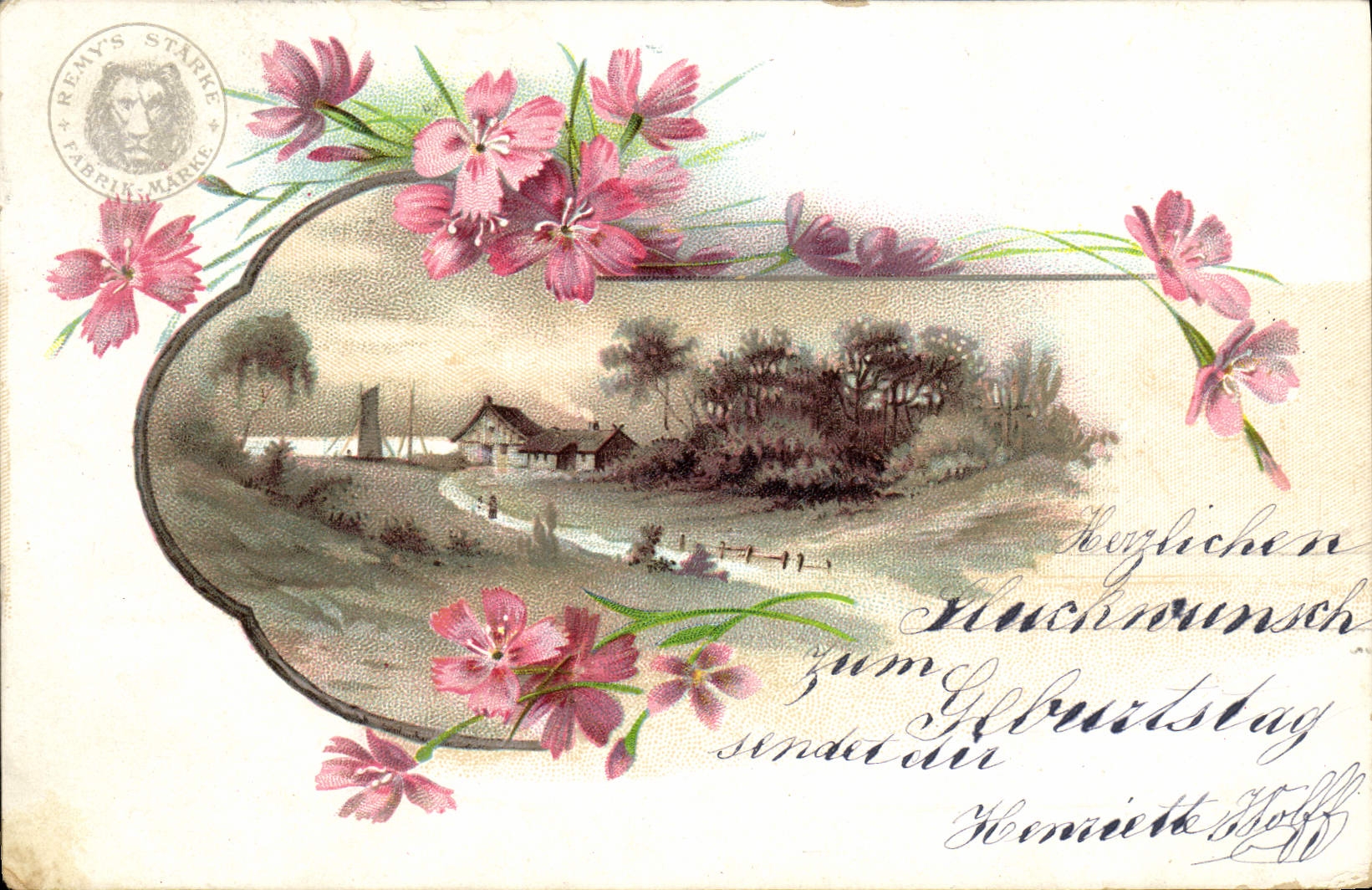 CPA Fantaisie Fleurs