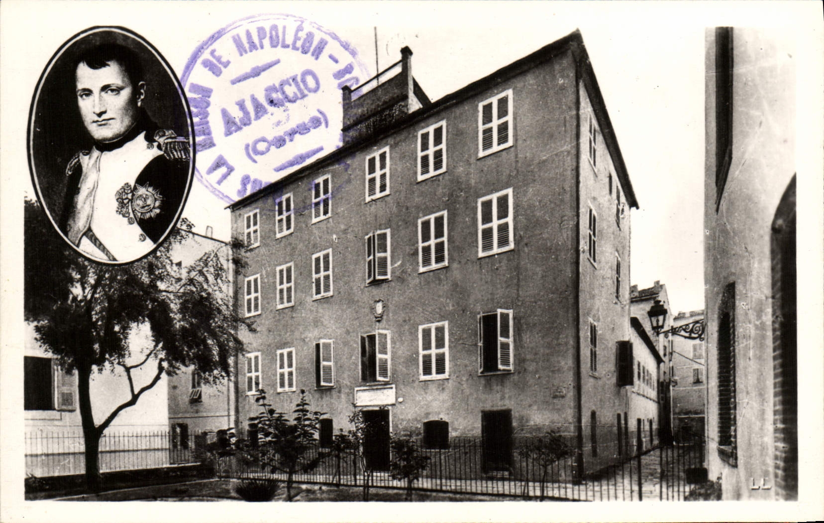 MODERN CARD Ajaccio House of Napoleon