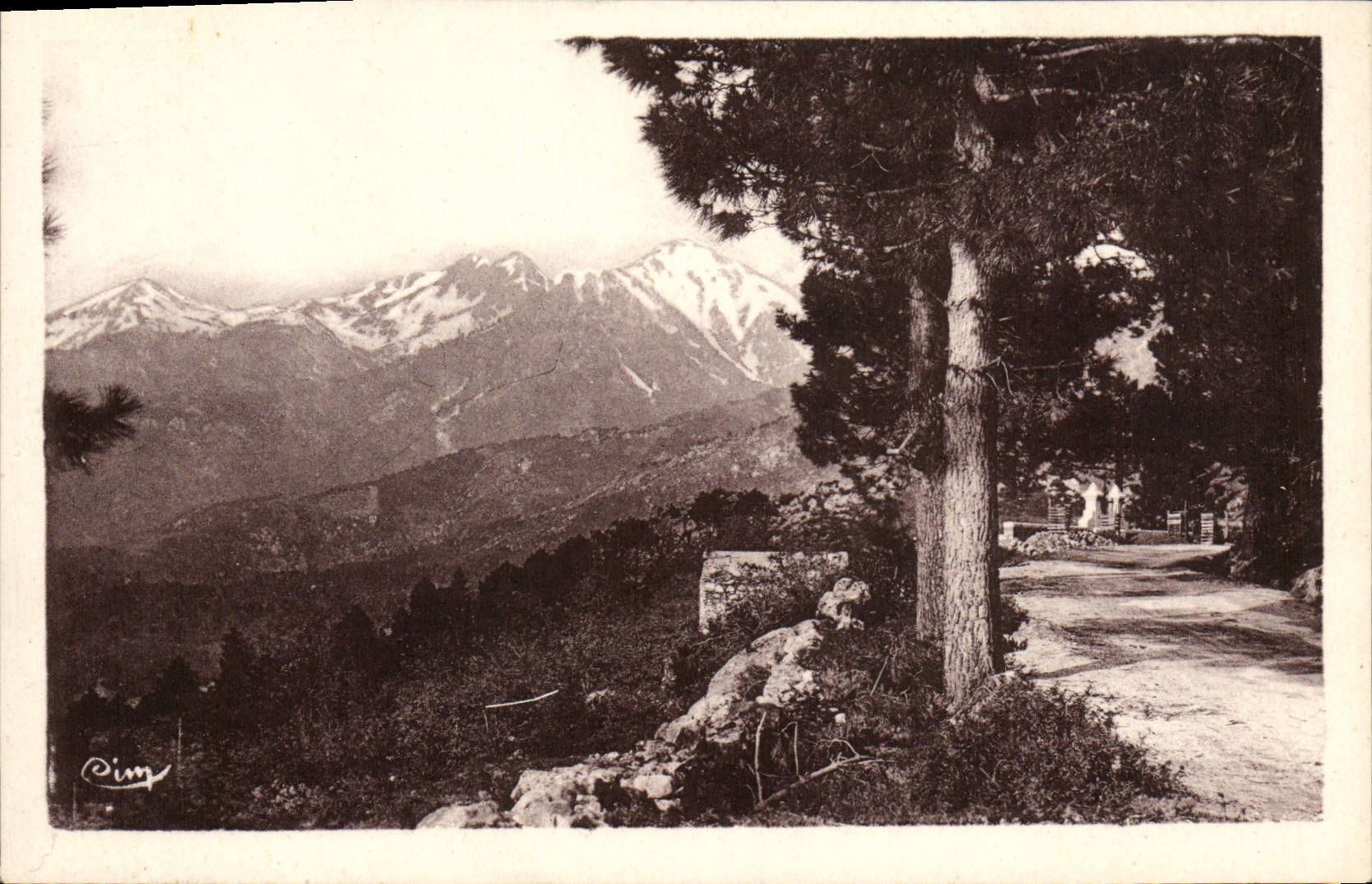 VINTAGE POSTCARD Ghisoni Renoso Mount