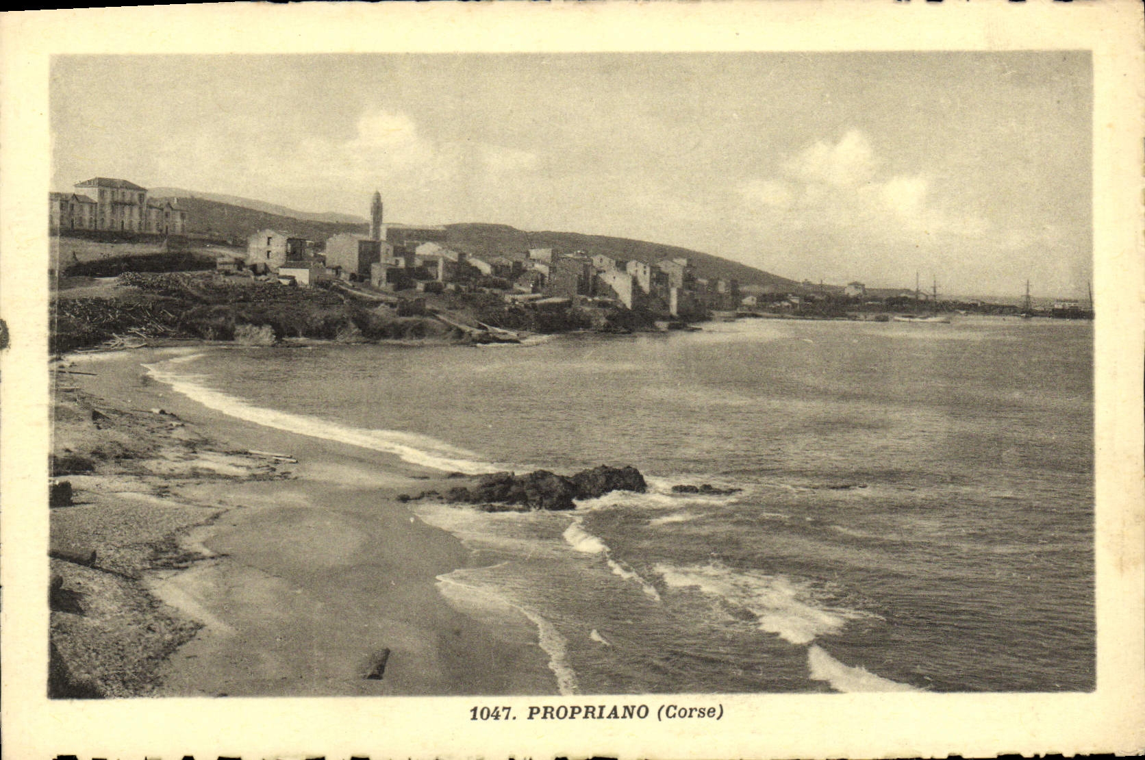 POSTAL Córcega Propriano Córcega de la VENDIMIA