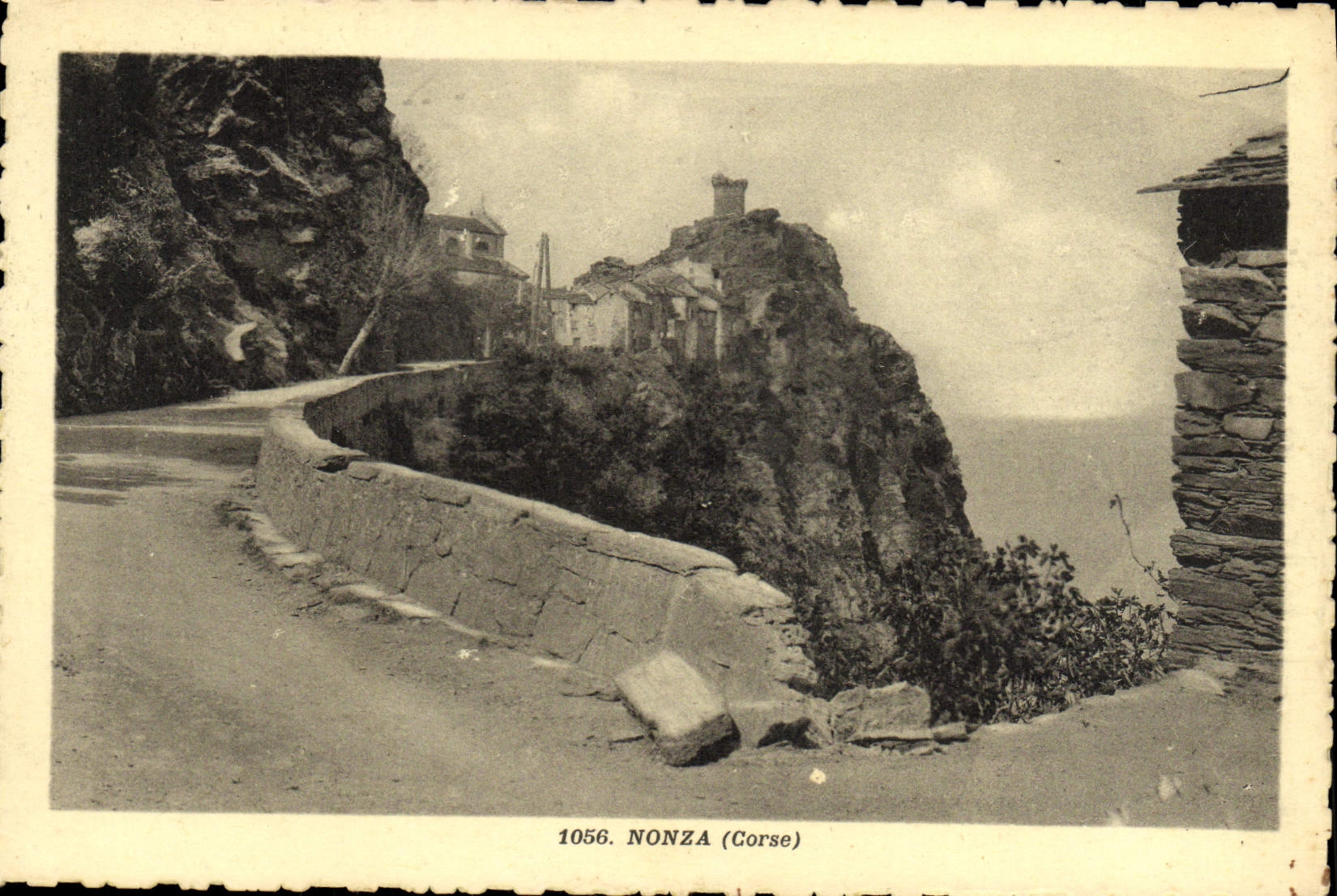 POSTAL Córcega Nonza Córcega de la VENDIMIA