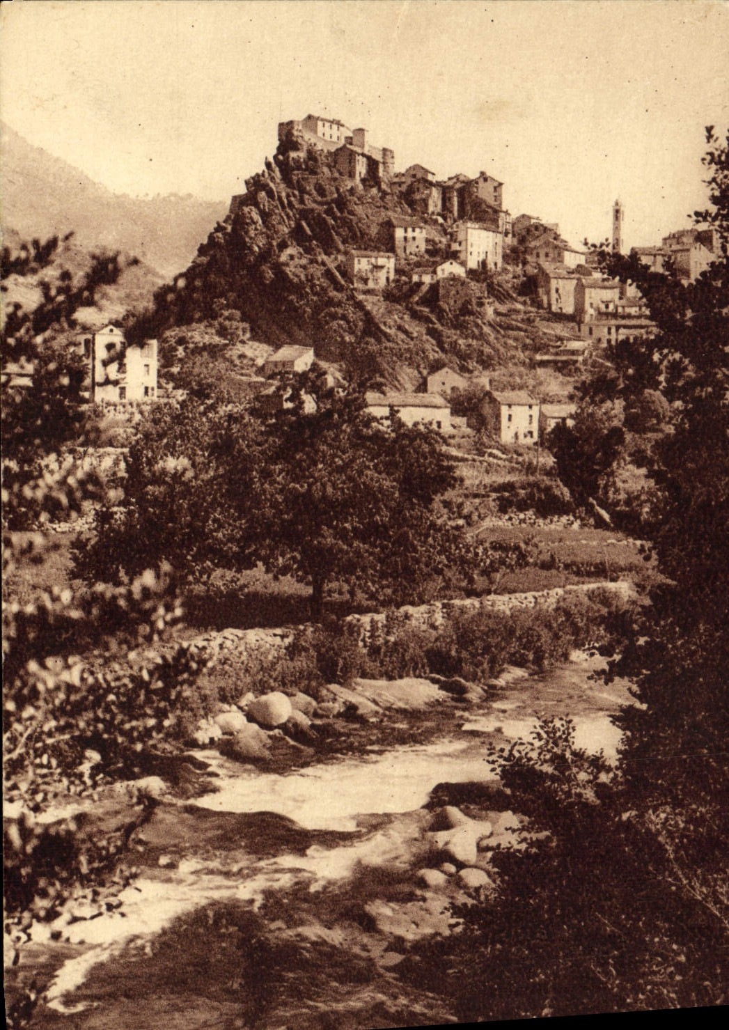 POSTAL Córcega Córcega Córcega Corte Córcega de la VENDIMIA