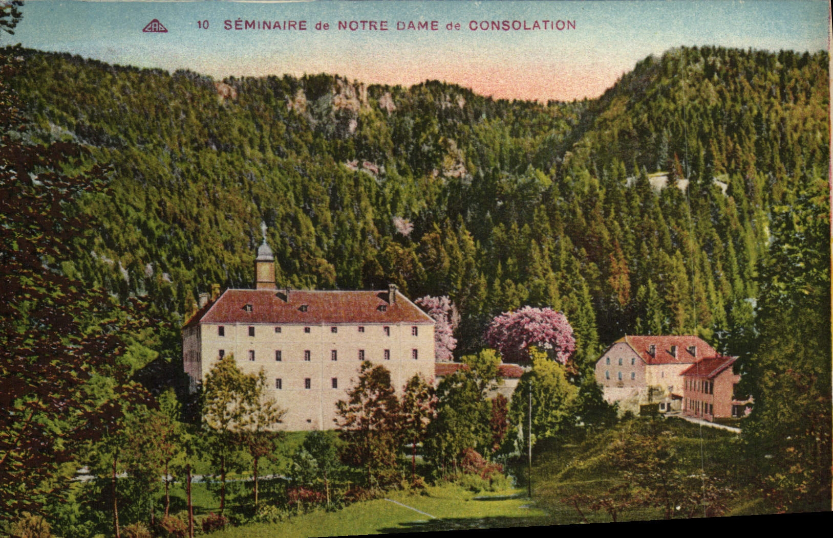 VINTAGE POSTCARD Seminaitre of Notre Dame de Consolation