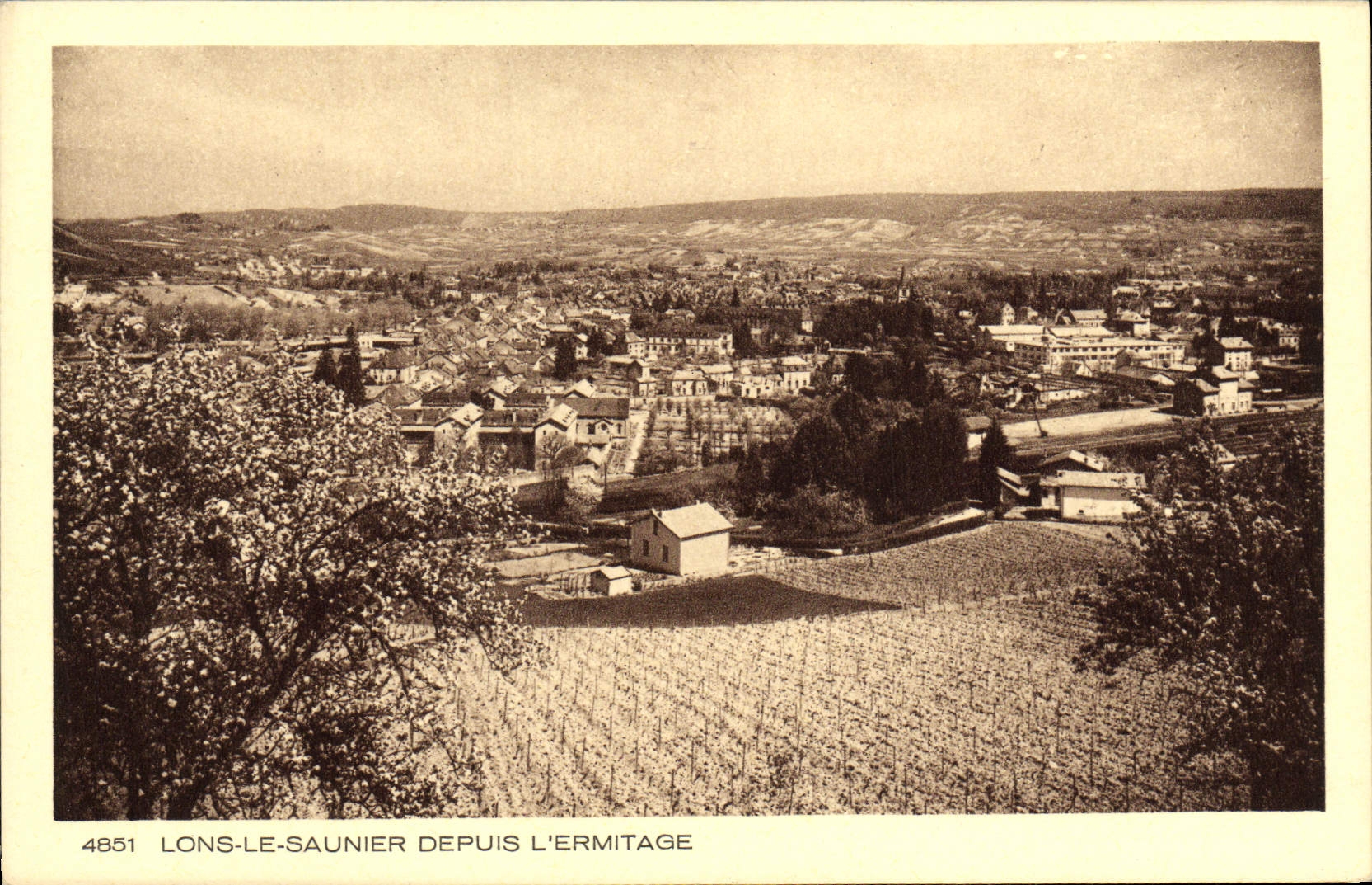 VINTAGE POSTCARD Lons the Salt maker Since the Hermitage