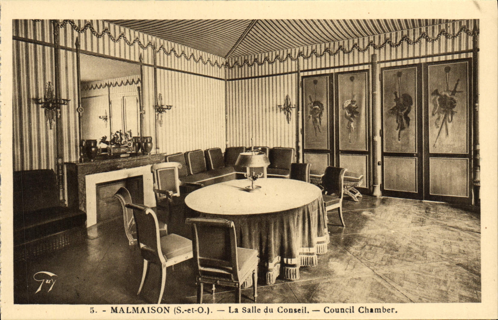 CPA Malmaison La Salle du Conseil 