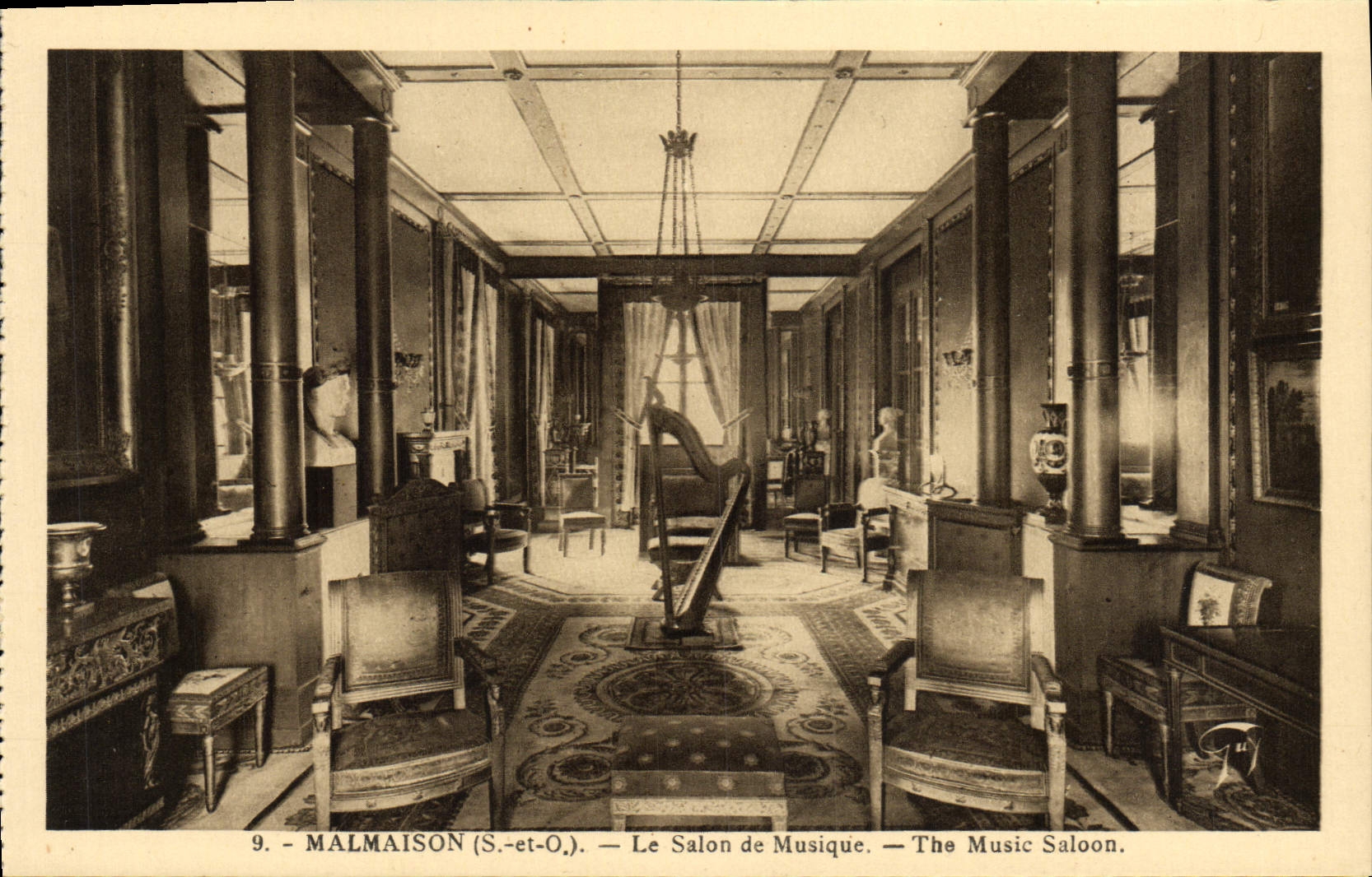 CPA Malmaison Le Salon de Musique 