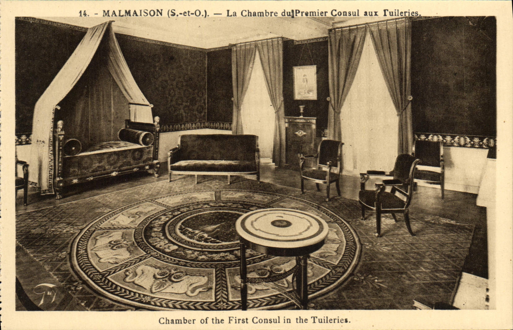 CPA Malmaison La Chambre du Premier Consul aux Tuileries