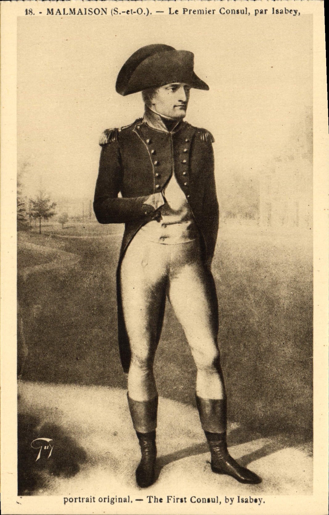 CPA Malmaison Le Premier Consul par lsabey Napoleon 1er